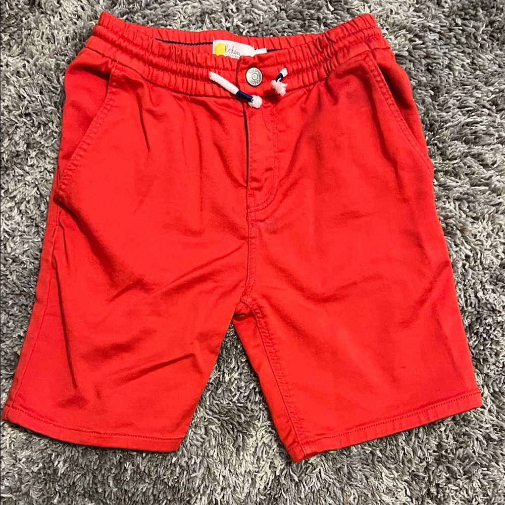 Boden Bright Red Kids Shorts